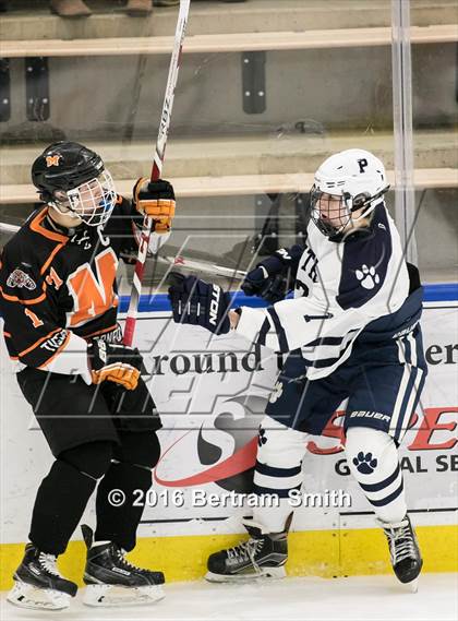 Thumbnail 3 in Mamaroneck vs. Pittsford (NYSPHSAA Division 1 Semifinal) photogallery.