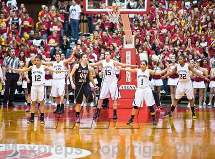 Thumbnail 1 in Clovis West vs Stockdale (CIF CS D1 Final) photogallery.