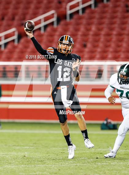 Thumbnail 2 in Homestead vs Los Gatos (Levi's Stadium Series) photogallery.