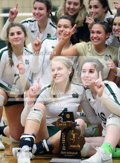Thumbnail 1 in Notre Dame Prep vs. Detroit Country Day (MHSAA District Final) photogallery.