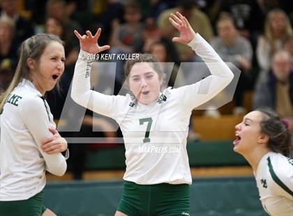 Thumbnail 1 in Notre Dame Prep vs. Detroit Country Day (MHSAA District Final) photogallery.