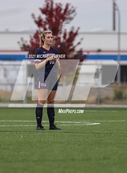 Thumbnail 3 in Priest River vs Coeur d'Alene Charter Academy (Districts) photogallery.