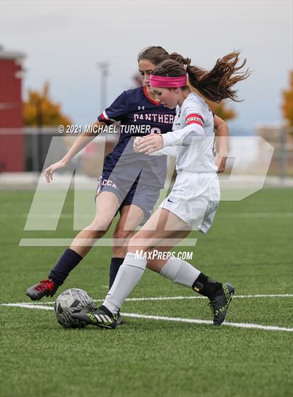 Thumbnail 3 in Priest River vs Coeur d'Alene Charter Academy (Districts) photogallery.