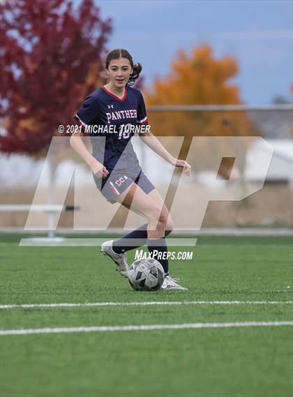 Thumbnail 3 in Priest River vs Coeur d'Alene Charter Academy (Districts) photogallery.