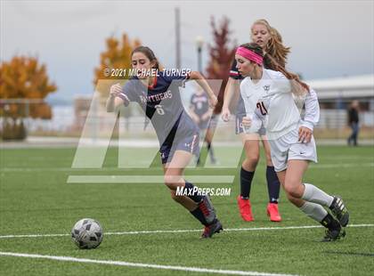 Thumbnail 2 in Priest River vs Coeur d'Alene Charter Academy (Districts) photogallery.