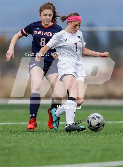 Thumbnail 2 in Priest River vs Coeur d'Alene Charter Academy (Districts) photogallery.
