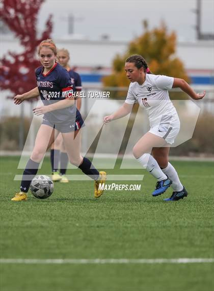 Thumbnail 3 in Priest River vs Coeur d'Alene Charter Academy (Districts) photogallery.