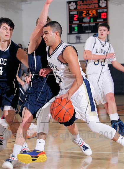Thumbnail 3 in DuBois Central Catholic vs Clarion-Limestone (PIAA D9 AA Quarterfinal) photogallery.