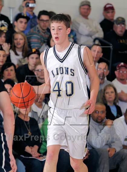 Thumbnail 2 in DuBois Central Catholic vs Clarion-Limestone (PIAA D9 AA Quarterfinal) photogallery.