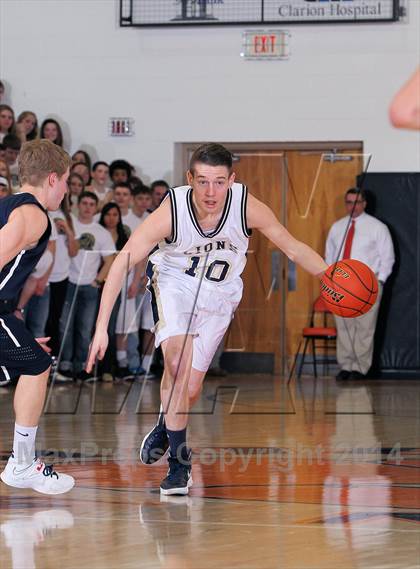 Thumbnail 3 in DuBois Central Catholic vs Clarion-Limestone (PIAA D9 AA Quarterfinal) photogallery.