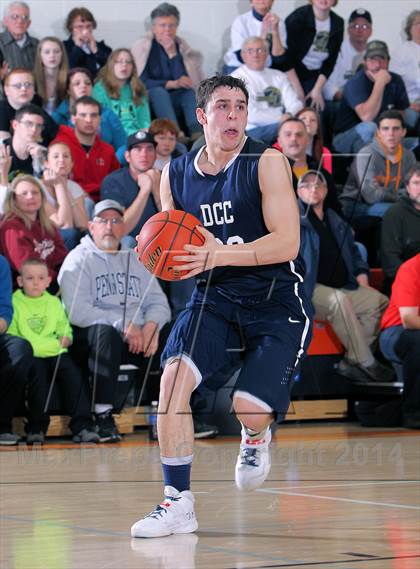 Thumbnail 3 in DuBois Central Catholic vs Clarion-Limestone (PIAA D9 AA Quarterfinal) photogallery.