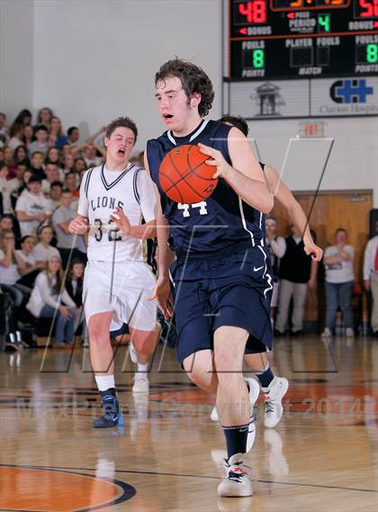 Thumbnail 1 in DuBois Central Catholic vs Clarion-Limestone (PIAA D9 AA Quarterfinal) photogallery.