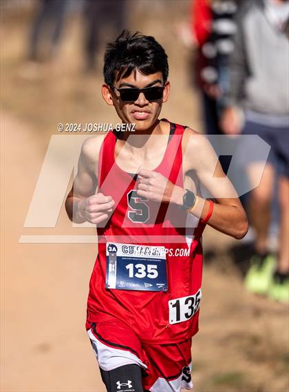 Thumbnail 2 in CHSAA 3A Cross Country Final photogallery.