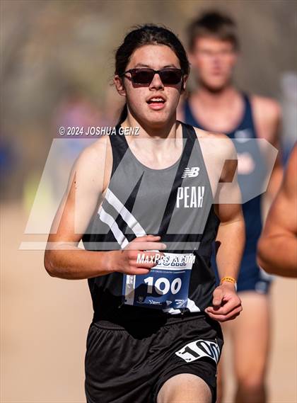 Thumbnail 1 in CHSAA 3A Cross Country Final photogallery.