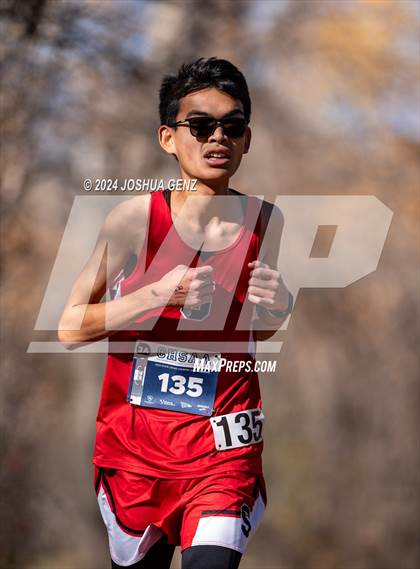 Thumbnail 2 in CHSAA 3A Cross Country Final photogallery.