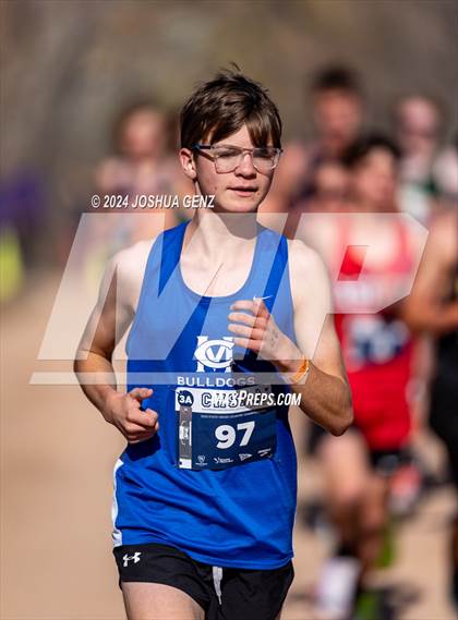 Thumbnail 2 in CHSAA 3A Cross Country Final photogallery.