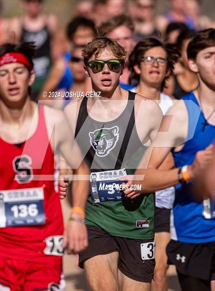 Thumbnail 1 in CHSAA 3A Cross Country Final photogallery.