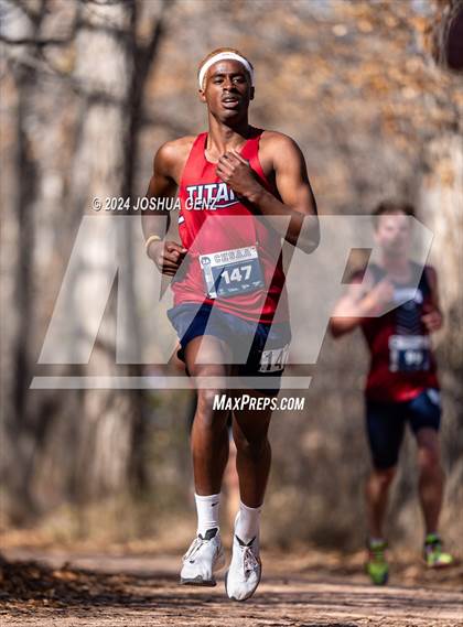 Thumbnail 2 in CHSAA 3A Cross Country Final photogallery.
