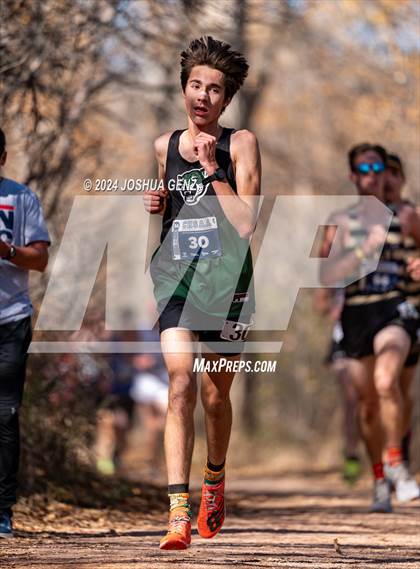 Thumbnail 1 in CHSAA 3A Cross Country Final photogallery.