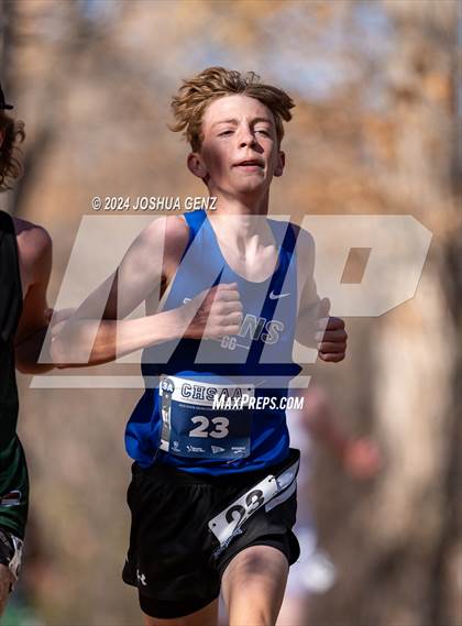 Thumbnail 1 in CHSAA 3A Cross Country Final photogallery.