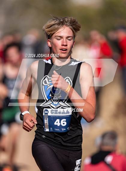 Thumbnail 1 in CHSAA 3A Cross Country Final photogallery.