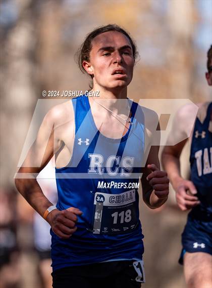 Thumbnail 2 in CHSAA 3A Cross Country Final photogallery.