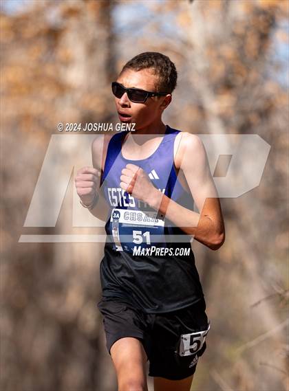 Thumbnail 1 in CHSAA 3A Cross Country Final photogallery.