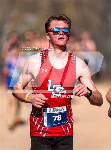 Thumbnail 2 in CHSAA 3A Cross Country Final photogallery.