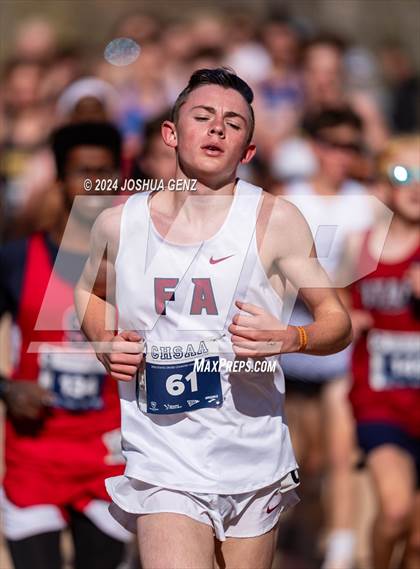 Thumbnail 1 in CHSAA 3A Cross Country Final photogallery.