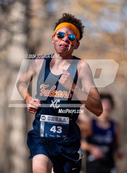 Thumbnail 2 in CHSAA 3A Cross Country Final photogallery.