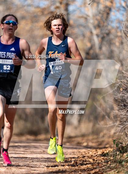 Thumbnail 2 in CHSAA 3A Cross Country Final photogallery.