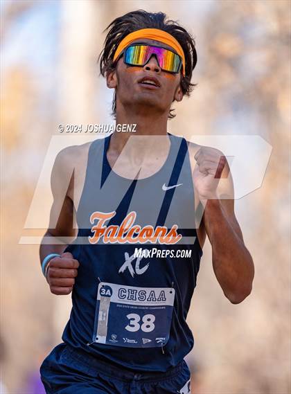 Thumbnail 3 in CHSAA 3A Cross Country Final photogallery.