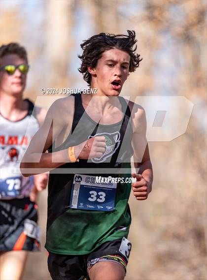 Thumbnail 1 in CHSAA 3A Cross Country Final photogallery.