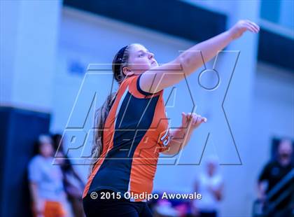 Thumbnail 1 in Naaman Forest vs Richardson (GISD Volleyball Tournament) photogallery.