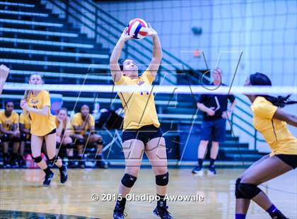 Thumbnail 3 in Naaman Forest vs Richardson (GISD Volleyball Tournament) photogallery.