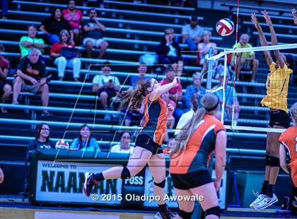 Thumbnail 2 in Naaman Forest vs Richardson (GISD Volleyball Tournament) photogallery.