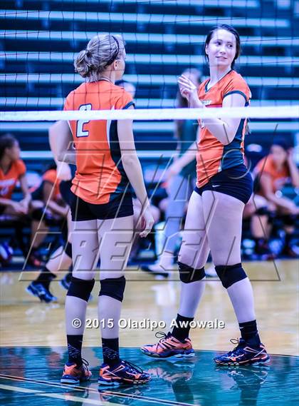 Thumbnail 2 in Naaman Forest vs Richardson (GISD Volleyball Tournament) photogallery.