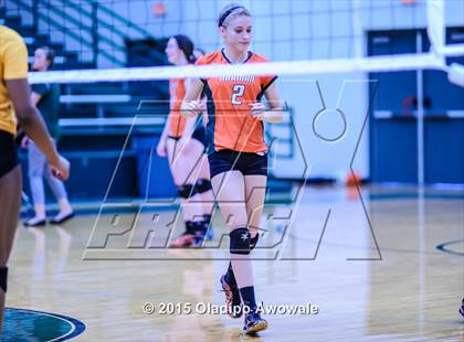 Thumbnail 3 in Naaman Forest vs Richardson (GISD Volleyball Tournament) photogallery.