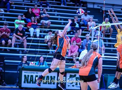 Thumbnail 1 in Naaman Forest vs Richardson (GISD Volleyball Tournament) photogallery.