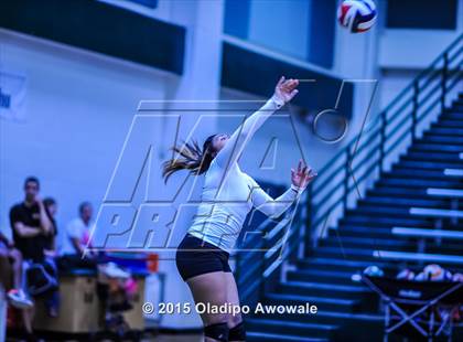 Thumbnail 1 in Naaman Forest vs Richardson (GISD Volleyball Tournament) photogallery.