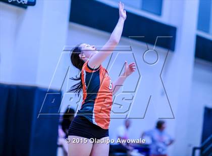 Thumbnail 2 in Naaman Forest vs Richardson (GISD Volleyball Tournament) photogallery.