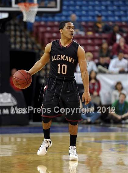 Thumbnail 3 in Alemany vs. Sacred Heart Cathedral (CIF State D3 Final) photogallery.