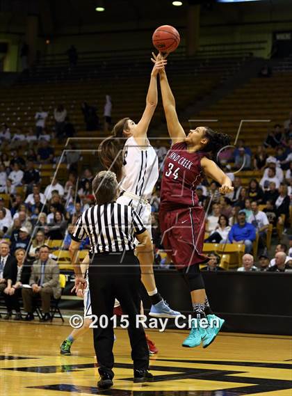 Thumbnail 2 in Valor Christian vs. Sand Creek (CHSAA 4A Final) photogallery.