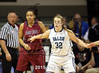Thumbnail 2 in Valor Christian vs. Sand Creek (CHSAA 4A Final) photogallery.