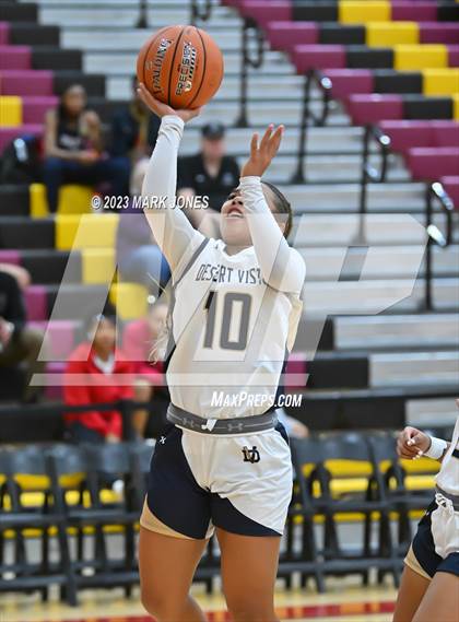 Thumbnail 1 in Desert Vista vs. Centennial (Hoophall West Invitational) photogallery.