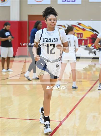 Thumbnail 2 in Desert Vista vs. Centennial (Hoophall West Invitational) photogallery.