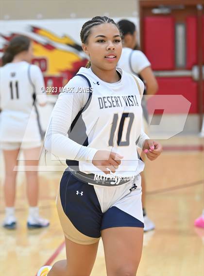Thumbnail 1 in Desert Vista vs. Centennial (Hoophall West Invitational) photogallery.