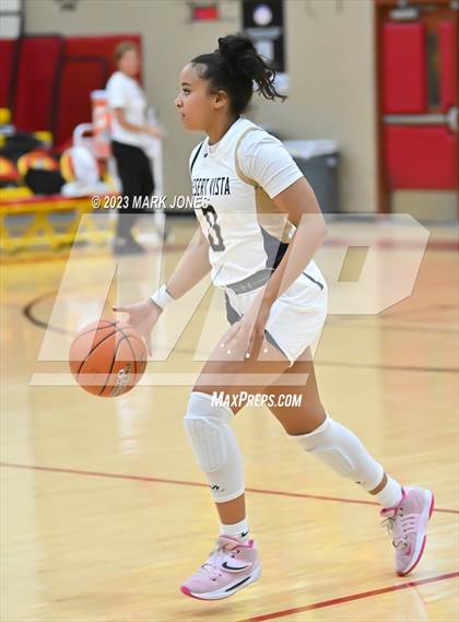 Thumbnail 1 in Desert Vista vs. Centennial (Hoophall West Invitational) photogallery.