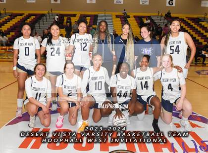 Thumbnail 2 in Desert Vista vs. Centennial (Hoophall West Invitational) photogallery.