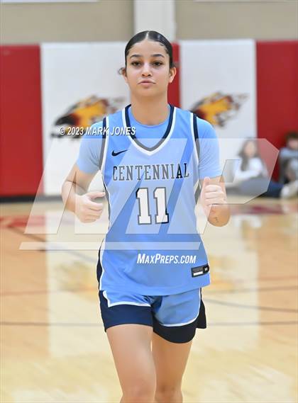 Thumbnail 3 in Desert Vista vs. Centennial (Hoophall West Invitational) photogallery.